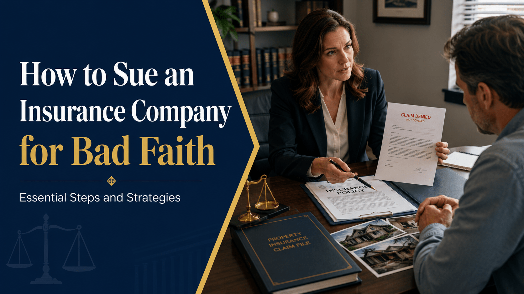 How to Sue an Insurance Company for Bad Faith