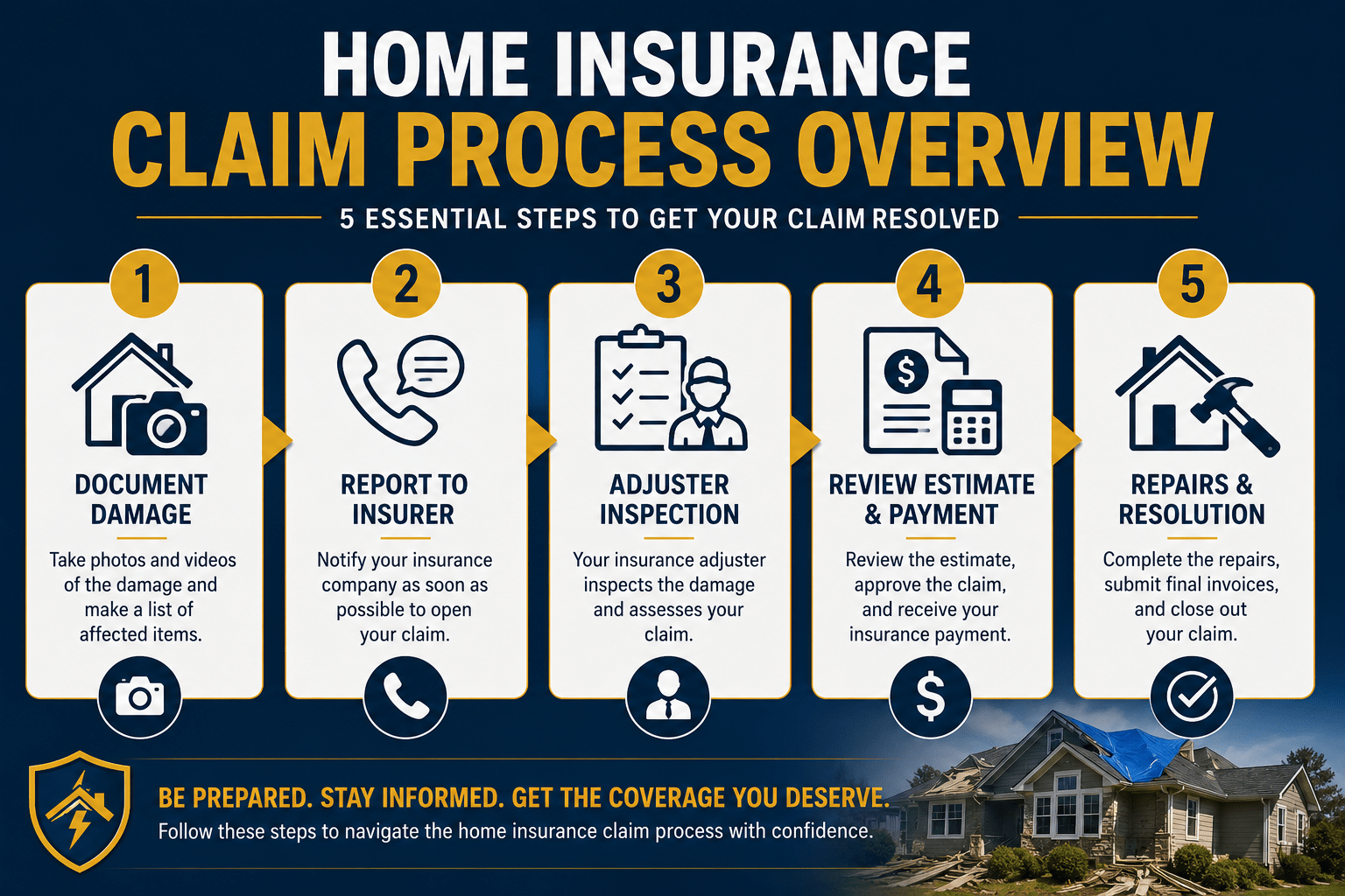 Mastering the Home Insurance Claim Process: Essential Tips and Steps