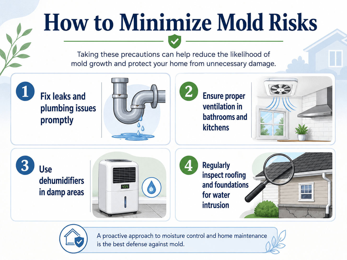 How to minimize mold risks