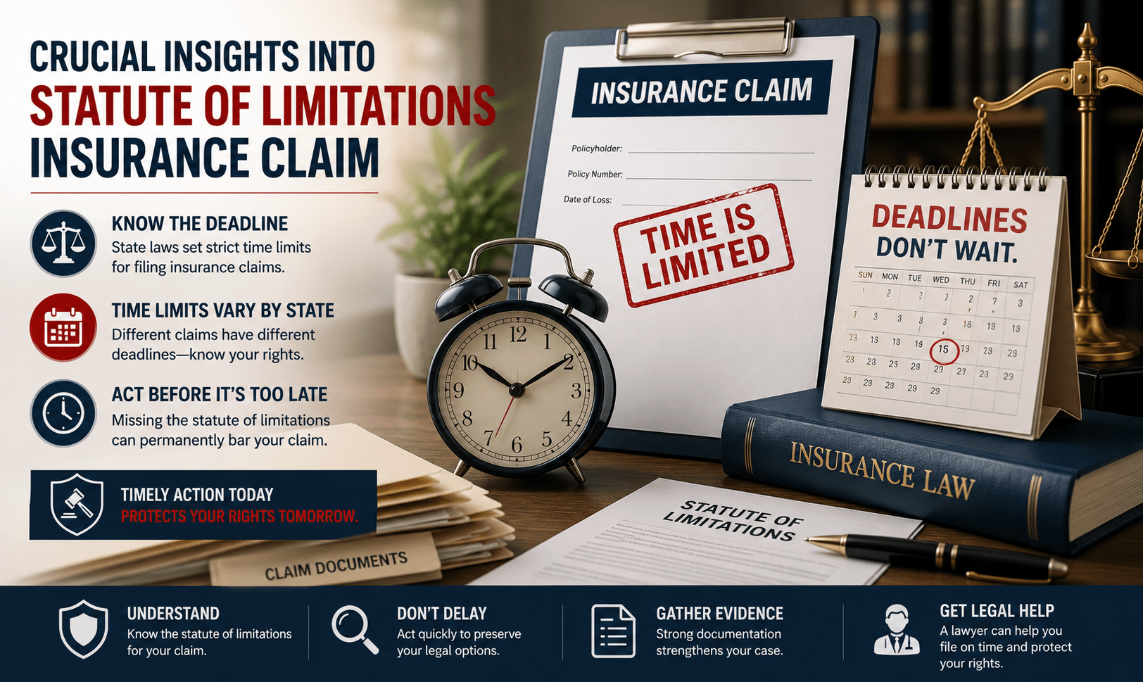 Understanding the statute of limitations for insurance claims