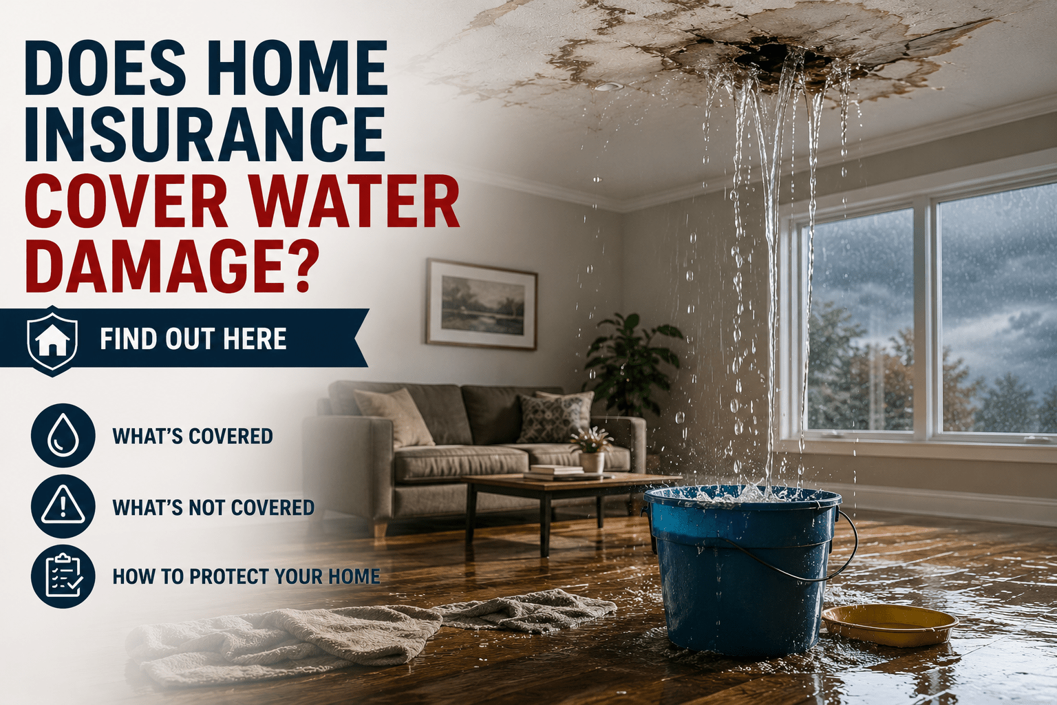 Does Home Insurance Cover Water Damage Find Out Here