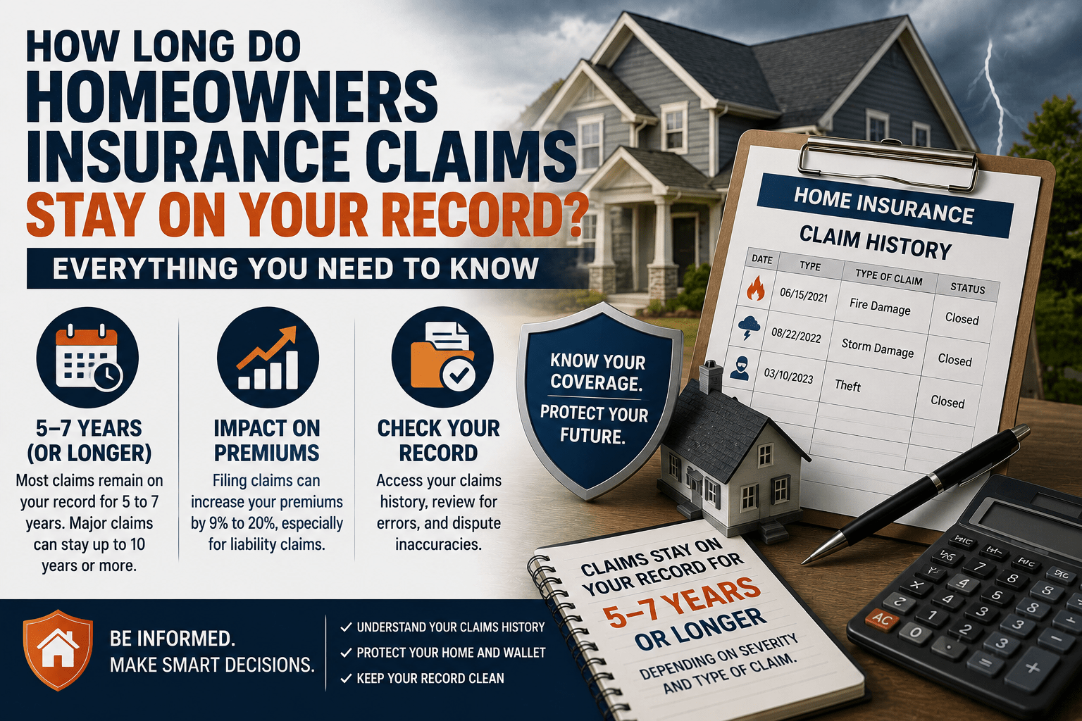 How Long Do Homeowners Insurance Claims Stay on Your Record? Everything You Need to Know