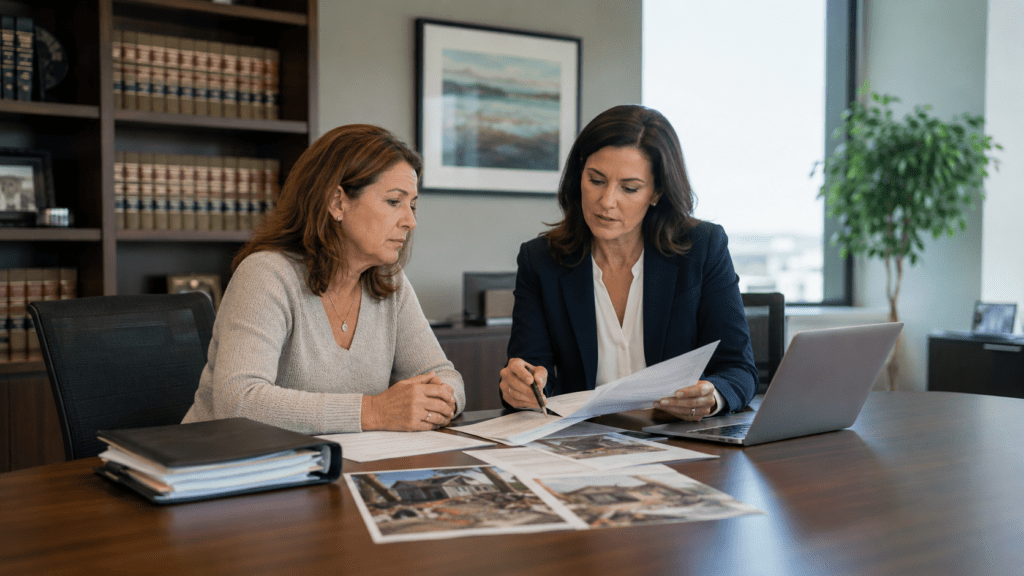 insurance litigation attorney helping a homeowner with claim denials and coverage disputes.