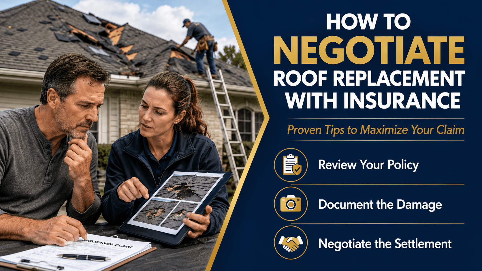 How to Negotiate Roof Replacement with Your Insurance Company