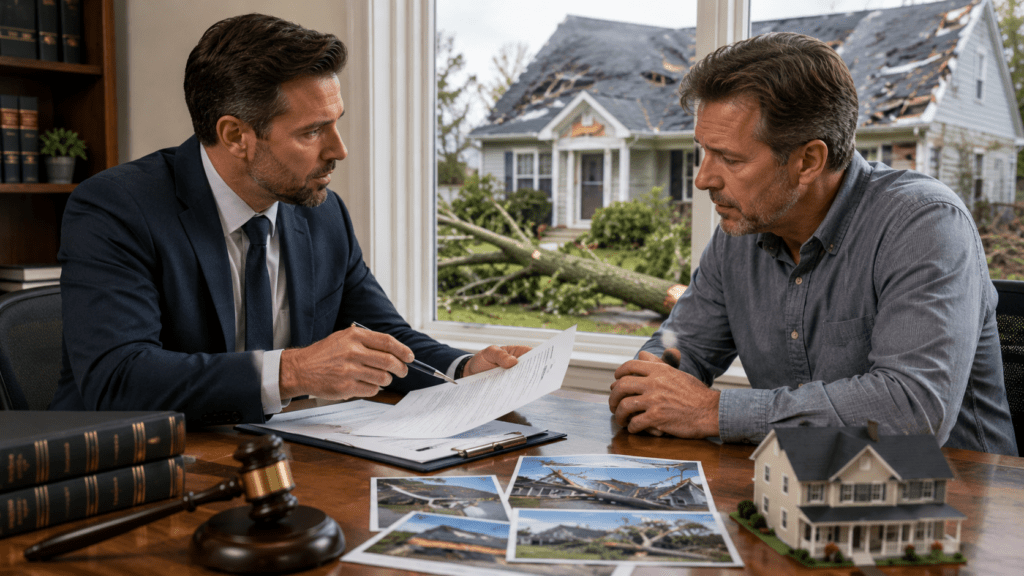  How a lawyer maximizes your settlement: interpret your policy, document the full loss, counter lowball offers, leverage bad-faith exposure, and work on contingency